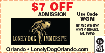Discount Coupon for Lonely Dog Immersive Experience